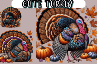 Cute Turkey PNG Clipart Graphic by creativdesignz · Creative Fabrica