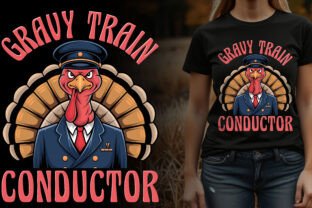Gravy Train Conductor Graphics Design