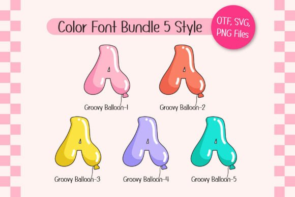 Groovy Balloon Font - Preview 1