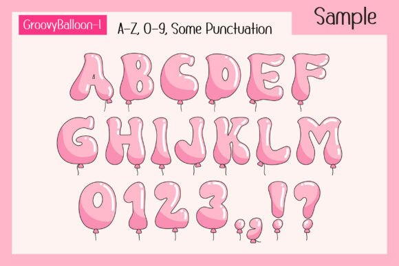 Groovy Balloon Font - Preview 2