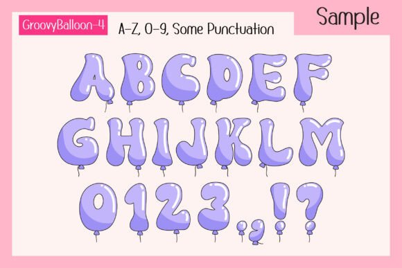 Groovy Balloon Font - Preview 5