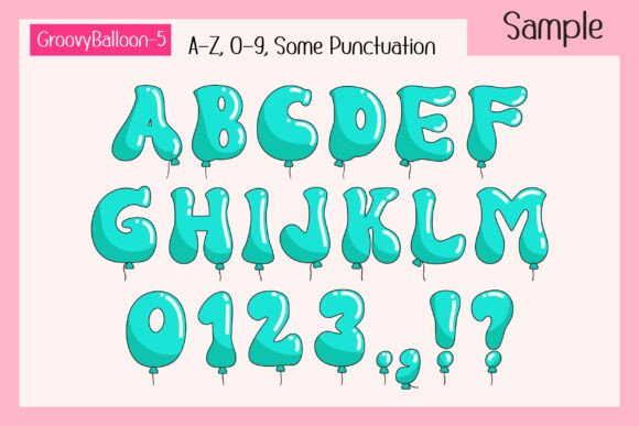 Groovy Balloon Font - Preview 6