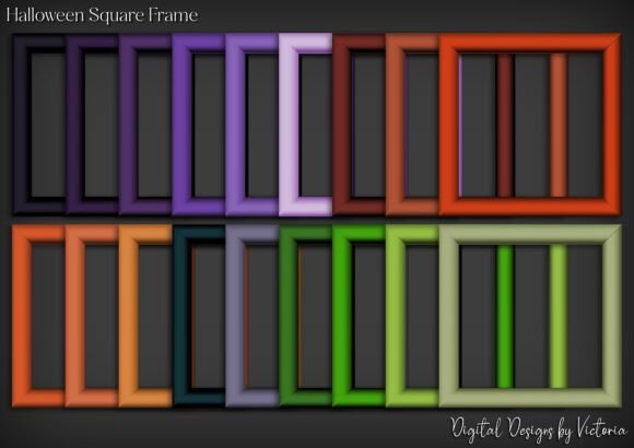 Halloween Square Frame