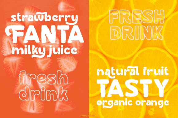 Hesiga Font PNG with transparent background - Preview 3