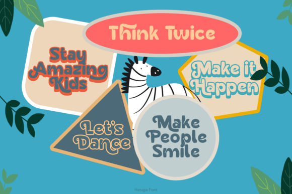 Hesiga Font PNG with transparent background - Preview 4