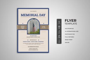 Memorial Day Invitation Flyer Graphic by uicreativenet · Creative Fabrica