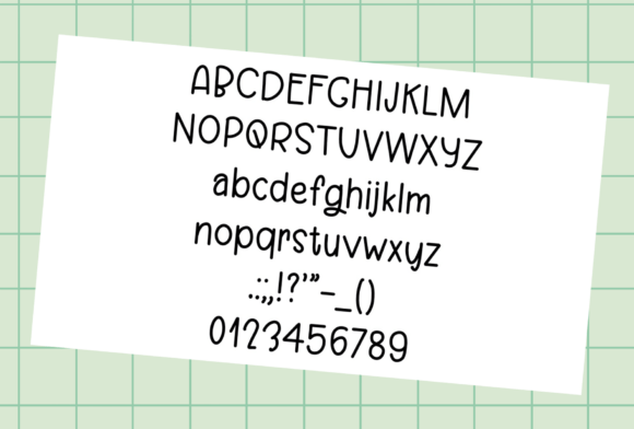 My Note Font PNG with transparent background - Preview 2