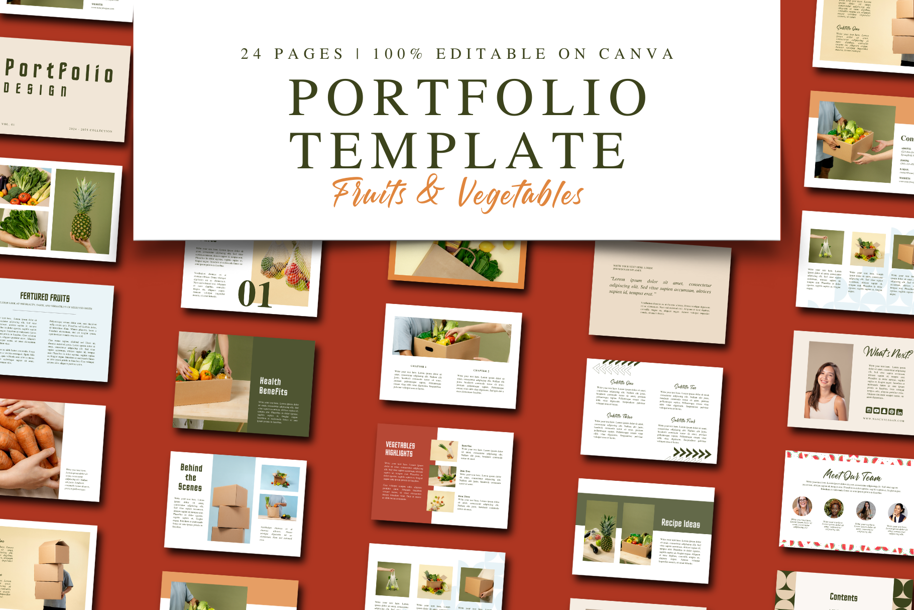 PORTFOLIO CANVA TEMPLATE
