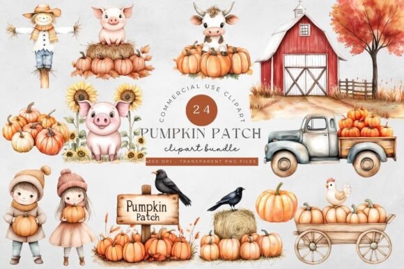 Pumpkin Patch Autumn Fall png