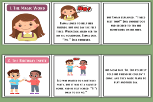 Social Skills Story Saying No Graphic by STORYKIDS · Creative Fabrica