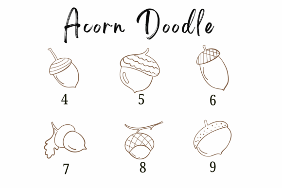 Acorn Doodle Font - Preview 3