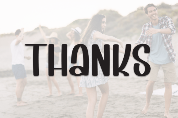 Beach Dancing Font - Preview 6