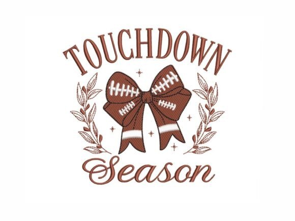 Coquette Football Bow