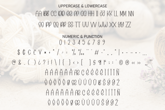 Crochet Vintage Font - Preview 6