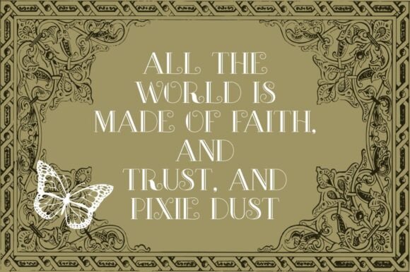 Fairy Legend Font PNG with transparent background - Preview 1