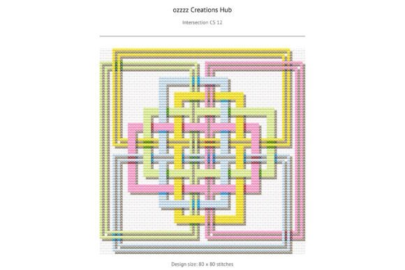 Geometric Cross Stitch Ozzzz CS 12