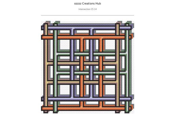 Geometric Cross Stitch Pattern Ozzzz 14