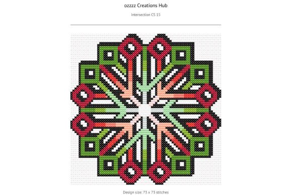 Geometric Cross Stitch Pattern Ozzzz 15