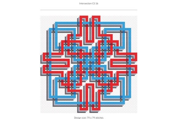 Geometric Cross Stitch Pattern Ozzzz 16