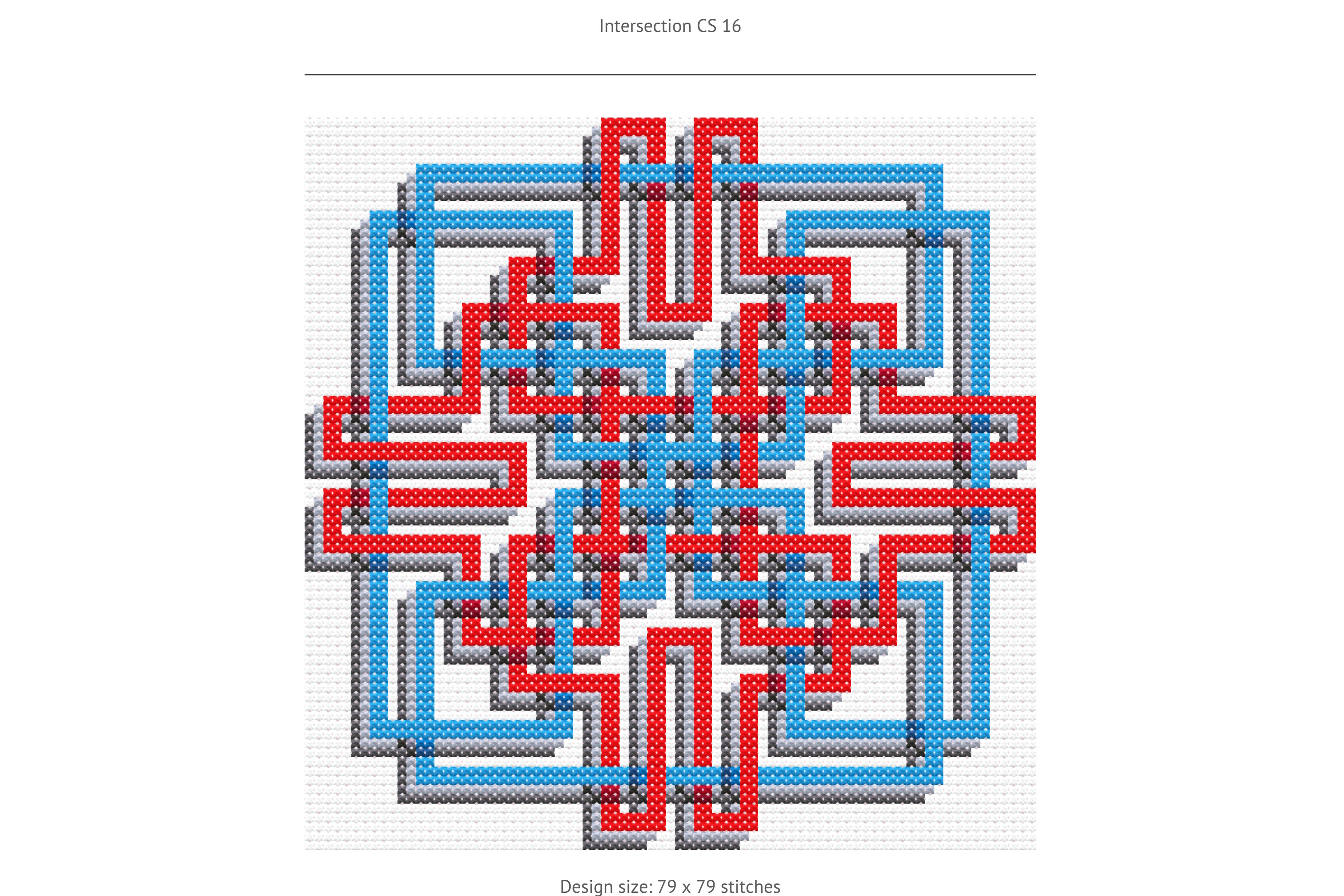 Geometric Cross Stitch Pattern Ozzzz 16