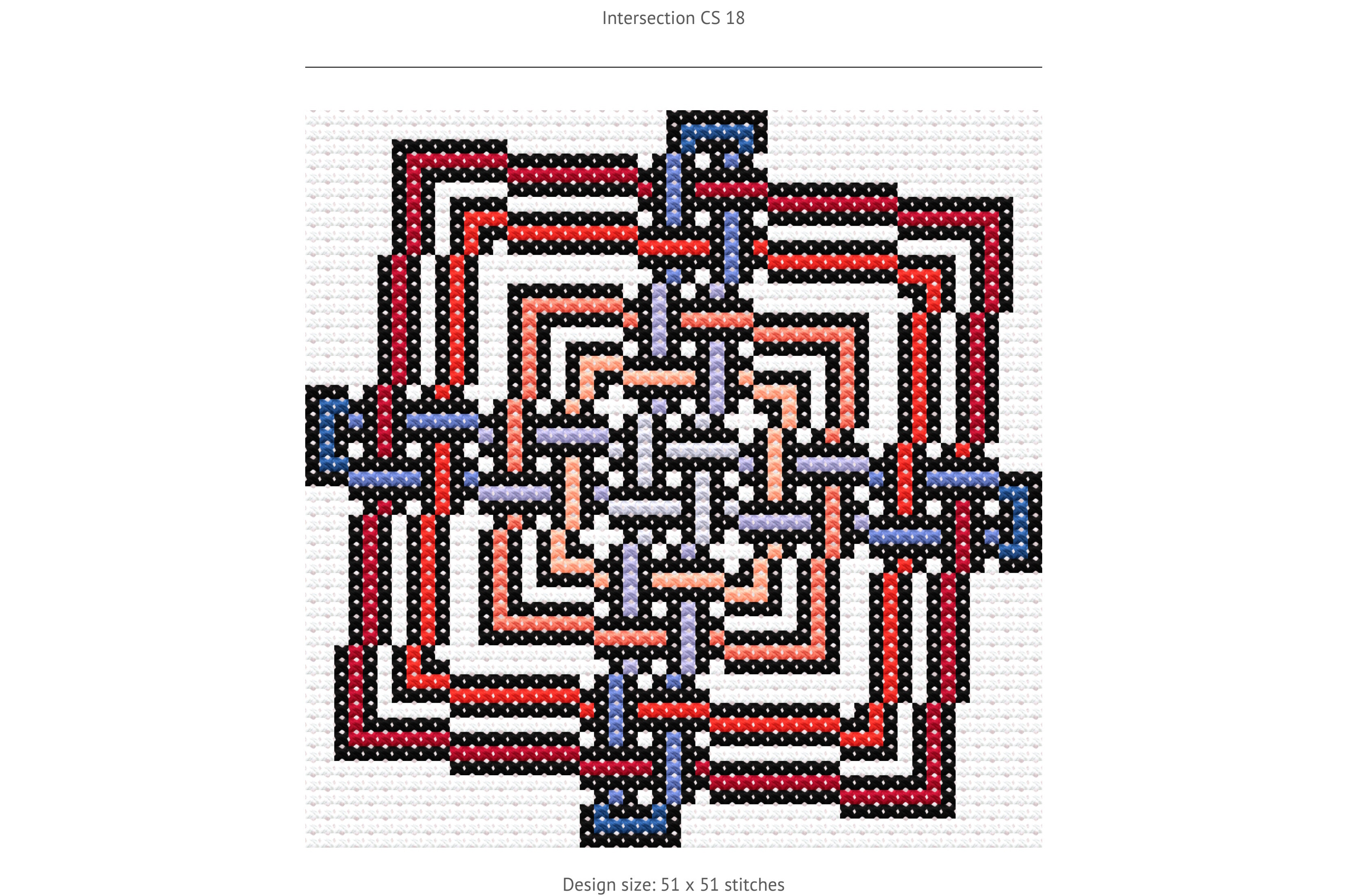 Geometric Cross Stitch Pattern Ozzzz 18