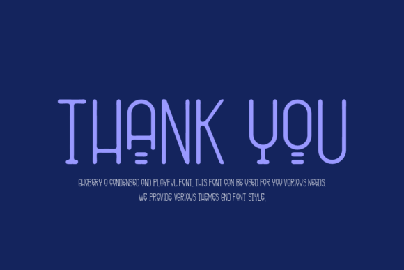 Ghobery Font PNG with transparent background - Preview 5