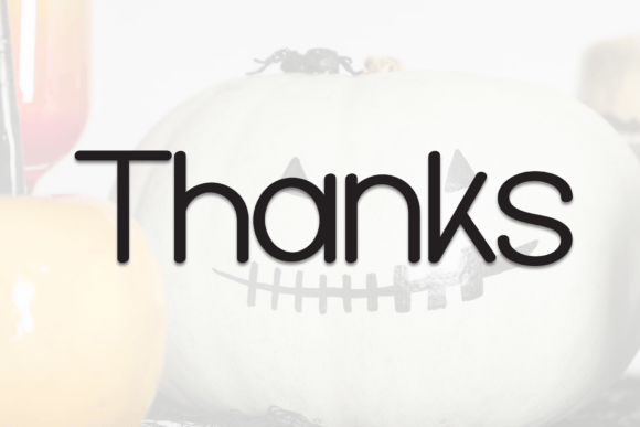 Ghost Pumpkin Font - Preview 6
