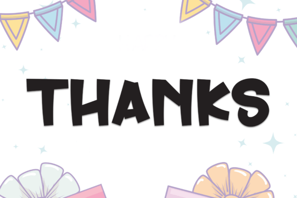 Happy Birthday Font - Preview 6