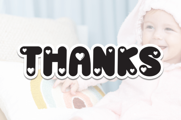 Kids Baby Font PNG with transparent background - Preview 6