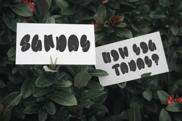Liztoo Font PNG with transparent background - Preview 4