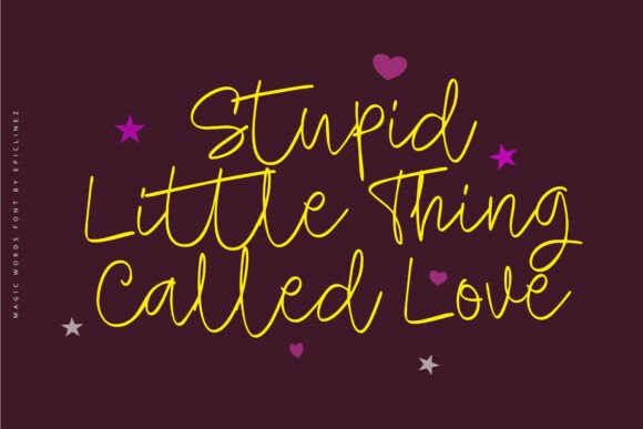 Magic Words Font PNG with transparent background - Preview 2