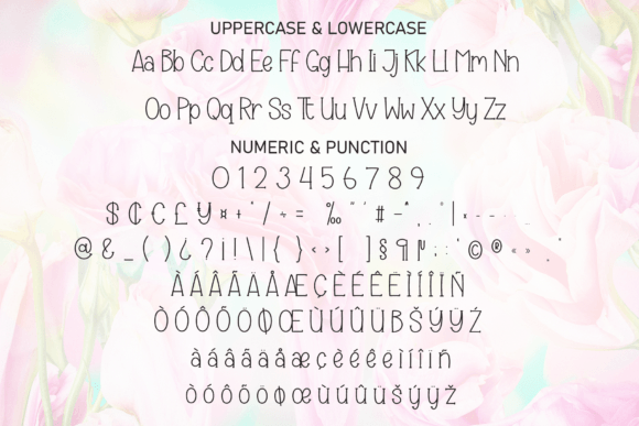 Magnolia Rainbow Font PNG with transparent background - Preview 6