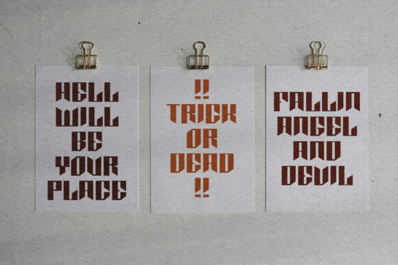 Malciq Font PNG with transparent background - Preview 3