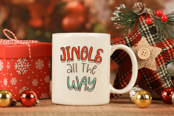 Merry and Bright Font PNG with transparent background - Preview 1