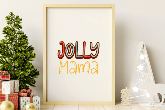 Merry and Bright Font PNG with transparent background - Preview 2