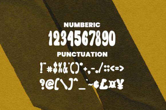 Mokoup Font PNG with transparent background - Preview 6