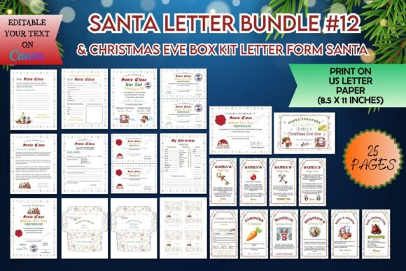 Santa Letter Bundle #12