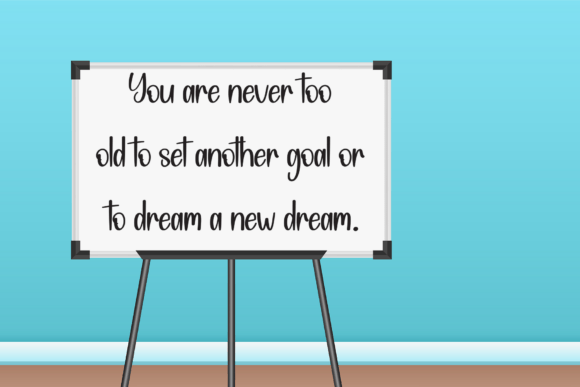 Simple Mockup Font PNG with transparent background - Preview 2