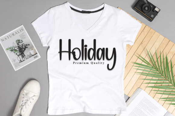 Simple Mockup Font PNG with transparent background - Preview 3