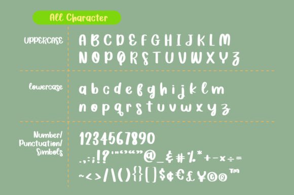 Snackbox Font PNG with transparent background - Preview 1