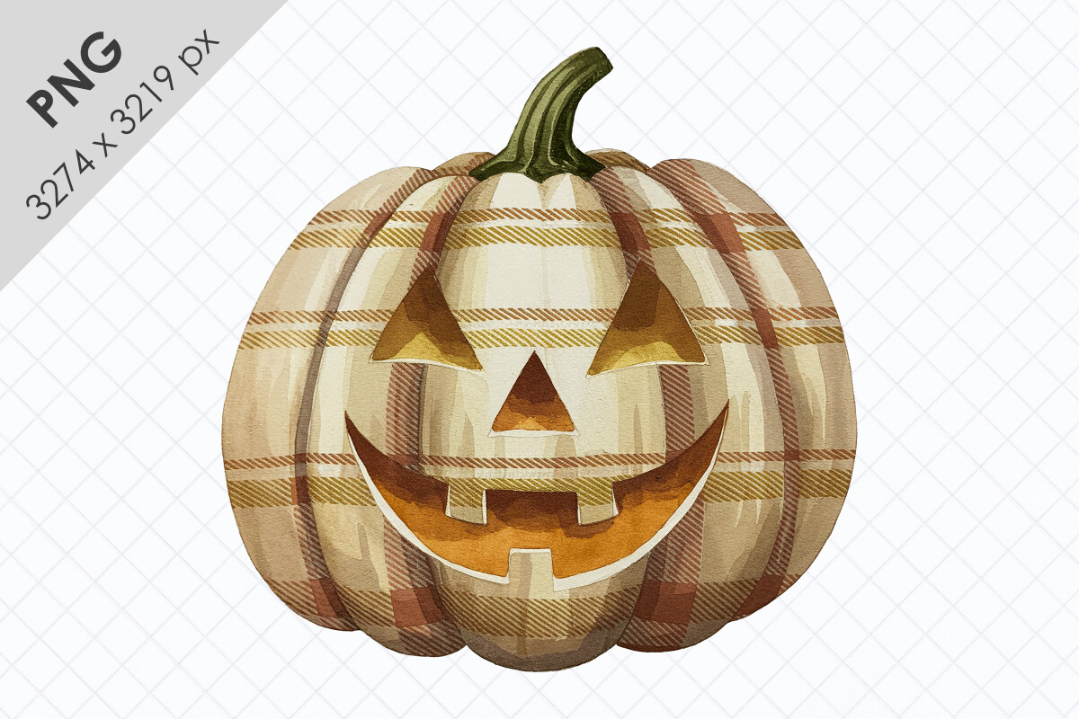 Watercolor Pumpkin PNG Clipart Graphic by TanyaPrintDesign · Creative ...