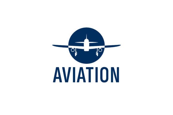 Aviation Logo Vector Icon Illustration