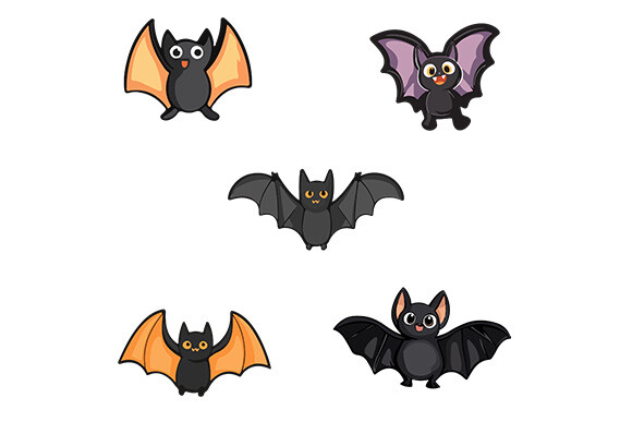 Bats Graphic by GraphicBubble · Creative Fabrica