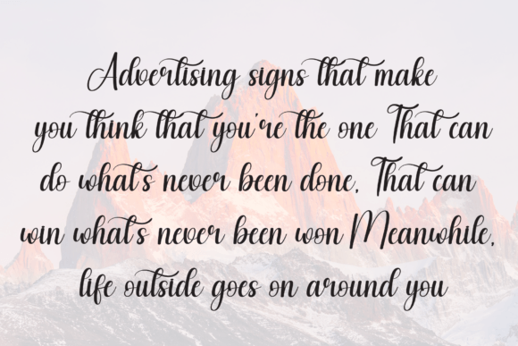 Blushing Font - Preview 5