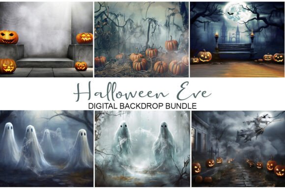 Halloween Eve Backdrop Bundle