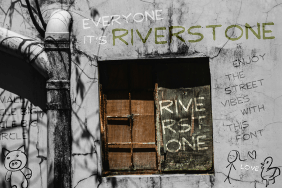 Riverstone Streets Font PNG with transparent background - Preview 1