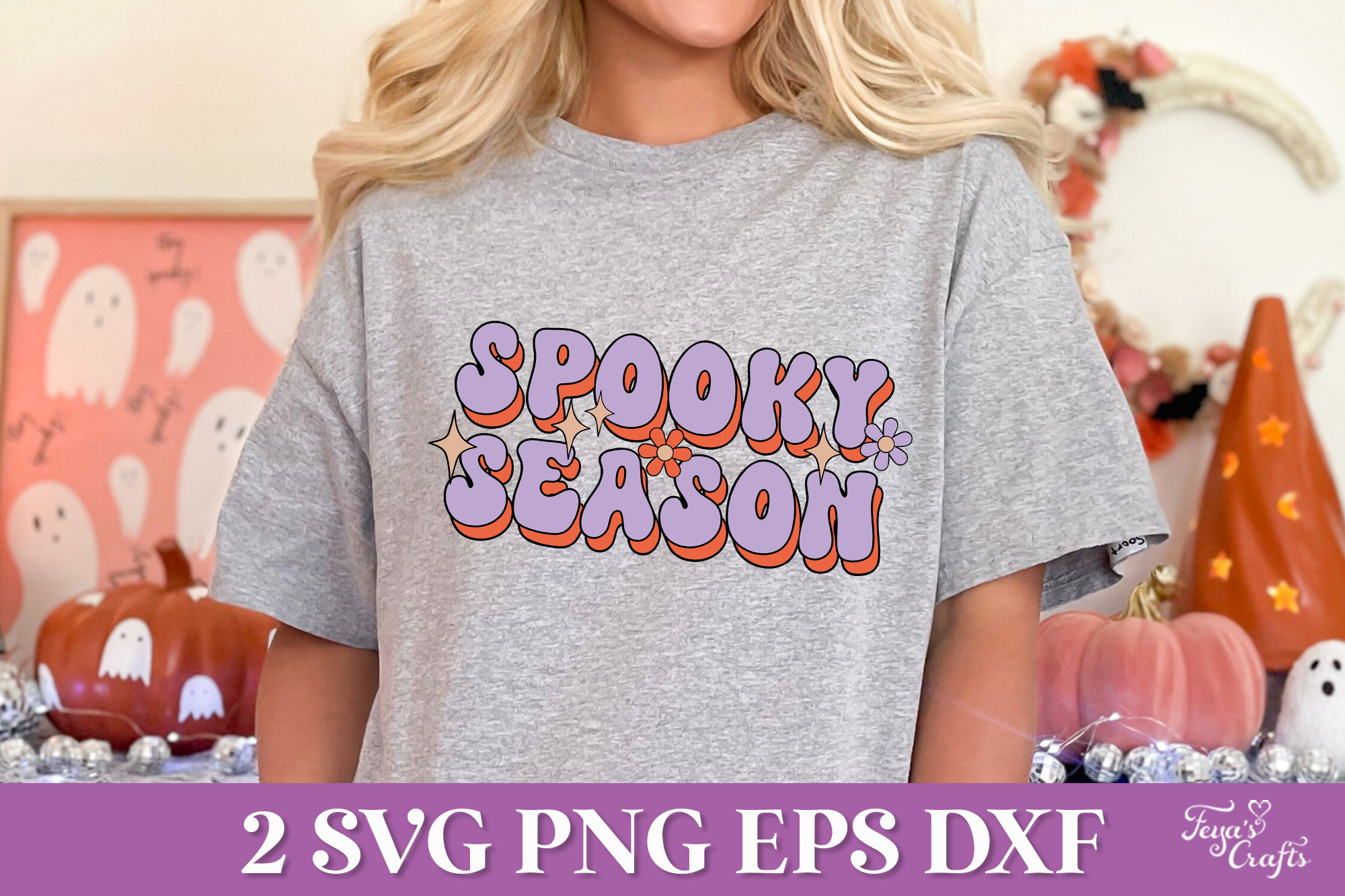 Spooky Season Retro SVG Graphic by Anastasia Feya · Creative Fabrica
