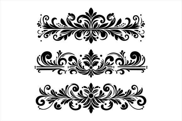 Vintage Floral Frame Border Design