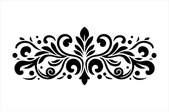 Vintage Floral Frame Border Design