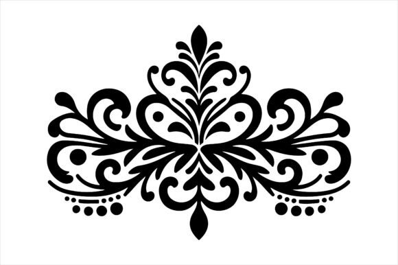 Vintage Floral Frame Border Design